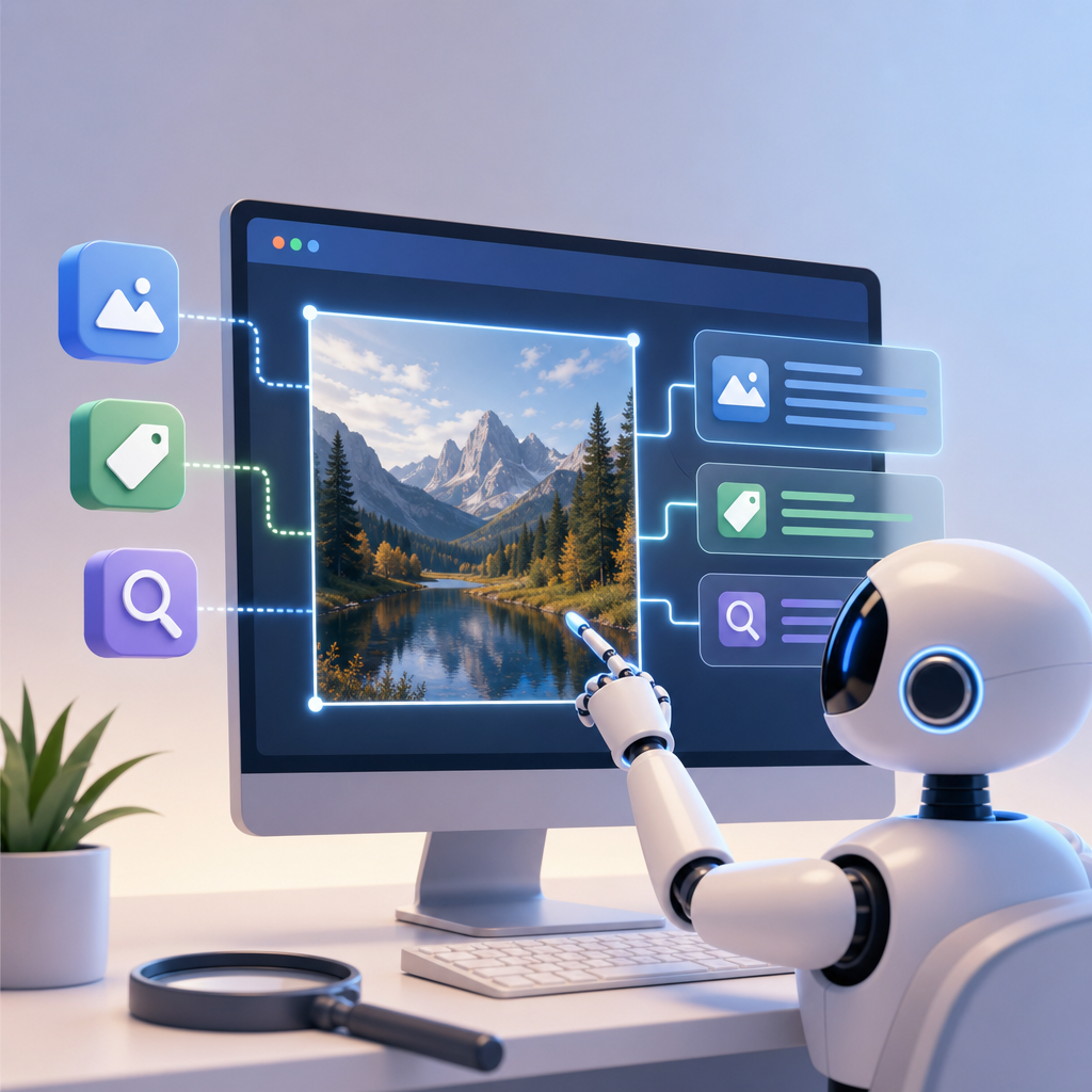 AI image descriptions for SEO