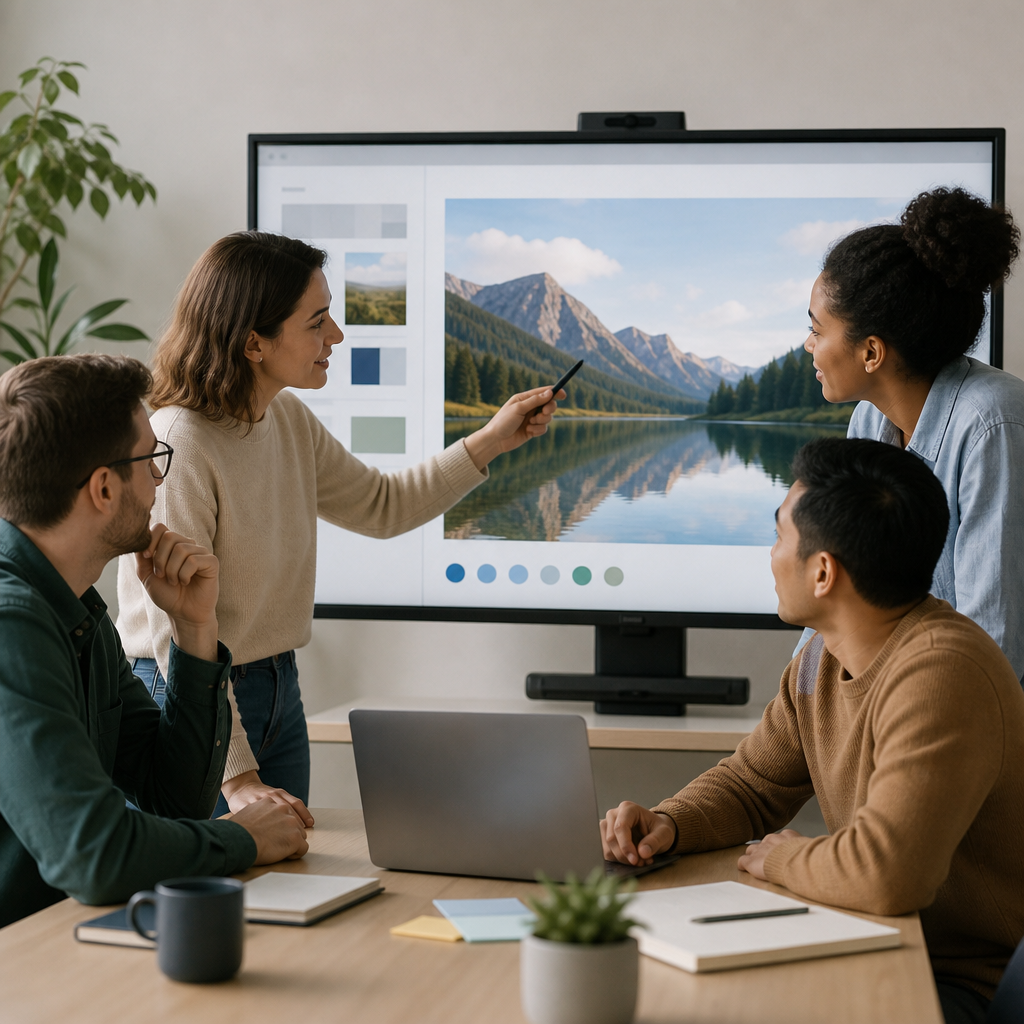 How to use image descriptions in team collaboration