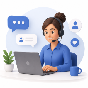 Image description for customer support